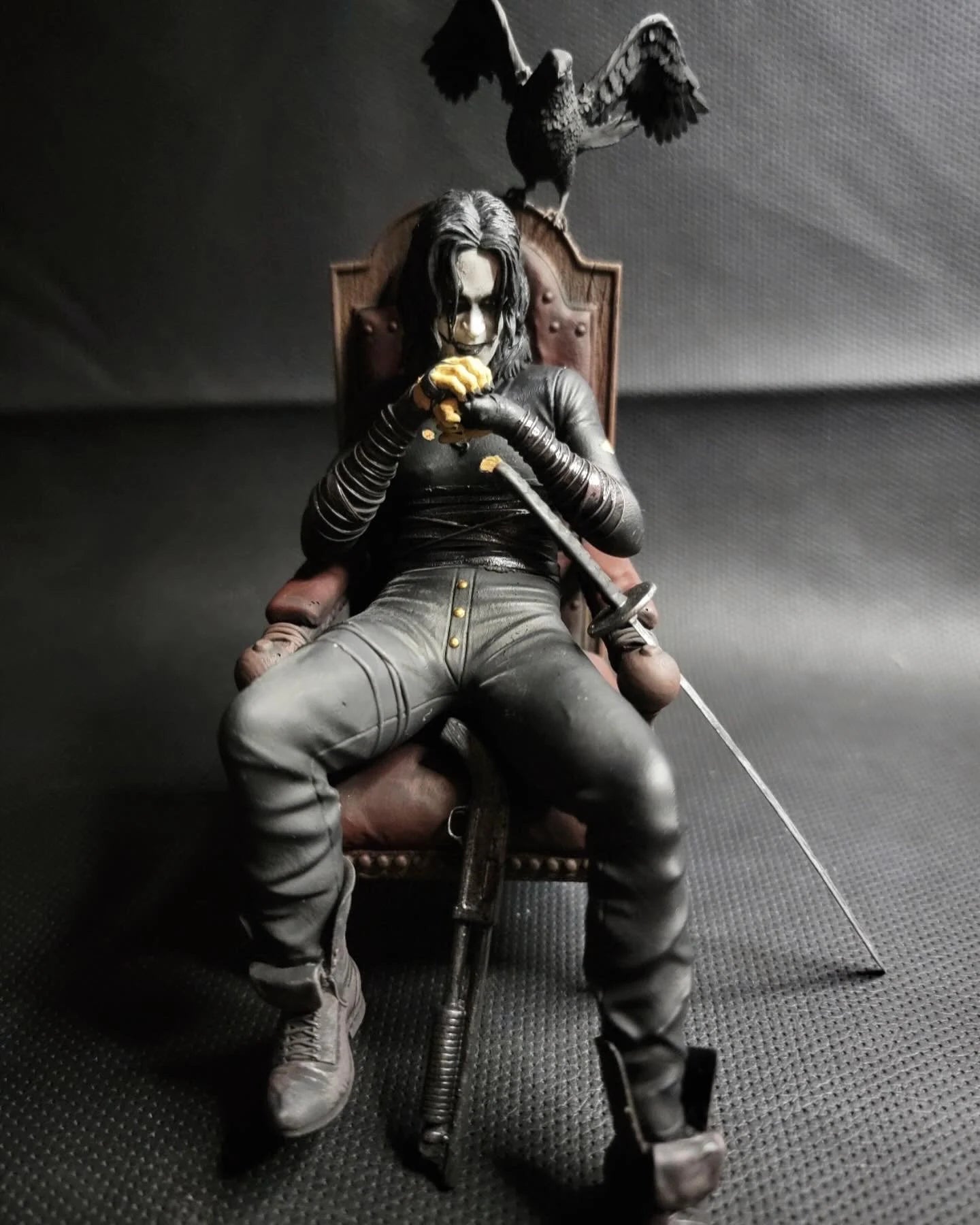 The Crow 3d print statue