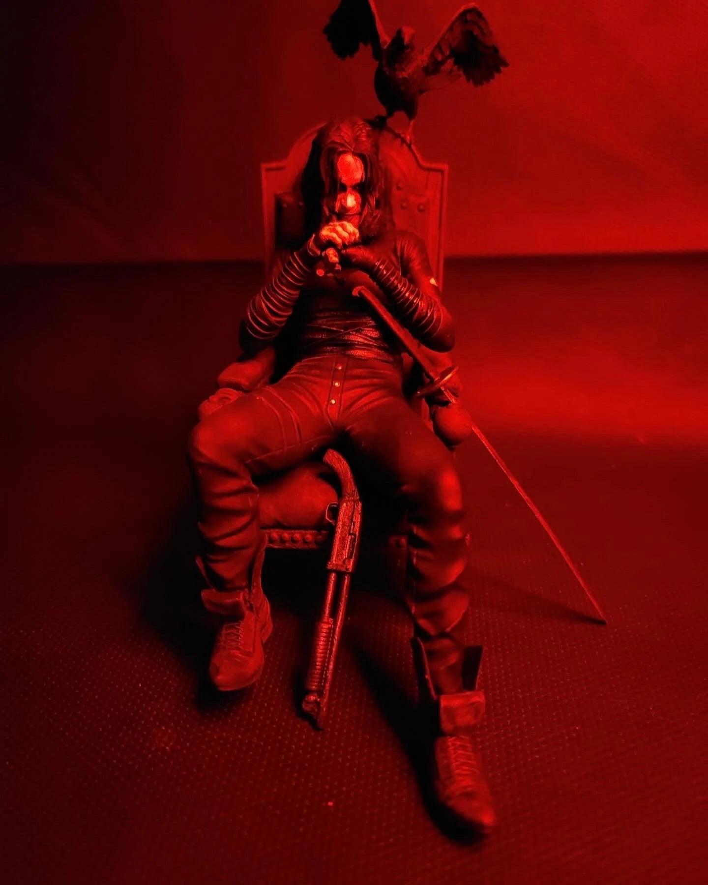 The Crow 3d print statue